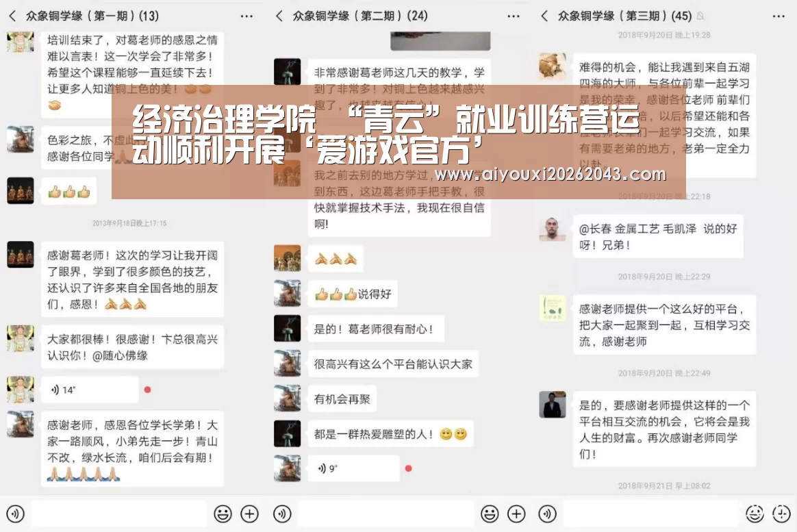 经济治理学院 “青云”就业训练营运动顺利开展‘爱游戏官方’(图3) 爱游戏官方